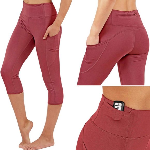 Pants - All about POCKETS Yoga capri Leggings Workout